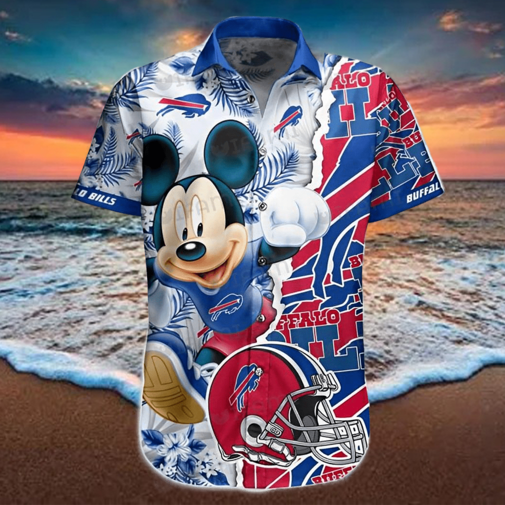 Buffalo Bills NFL Flower 3D All Over Print Hawaiian Shirt - Limotees