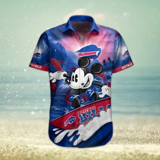 Buffalo Bills Hawaiian Shirt Mickey Surfing Unique Buffalo Bills Gift