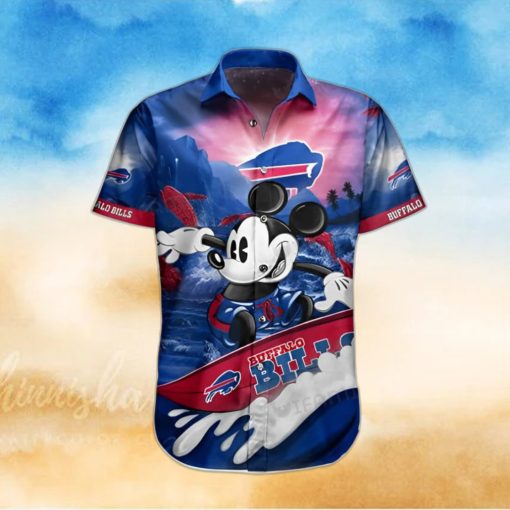 Buffalo Bills Hawaiian Shirt Mickey Surfing Unique Buffalo Bills Gift