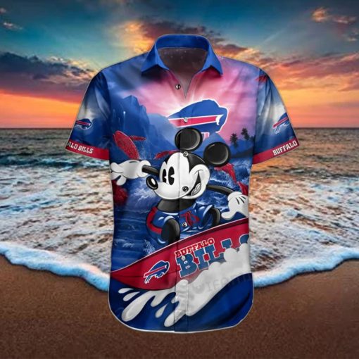 Buffalo Bills Hawaiian Shirt Mickey Surfing Unique Buffalo Bills Gift