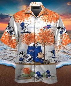 Buffalo Bills Hawaiian Shirt Snoopy Charlie Brown Tropical Hawaiian Shirt