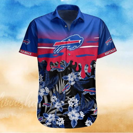 Buffalo Bills Hawaiian Shirt Tropical Floral Buffalo Bills Gift