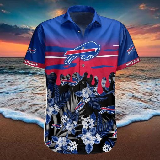 Buffalo Bills Hawaiian Shirt Tropical Floral Buffalo Bills Gift