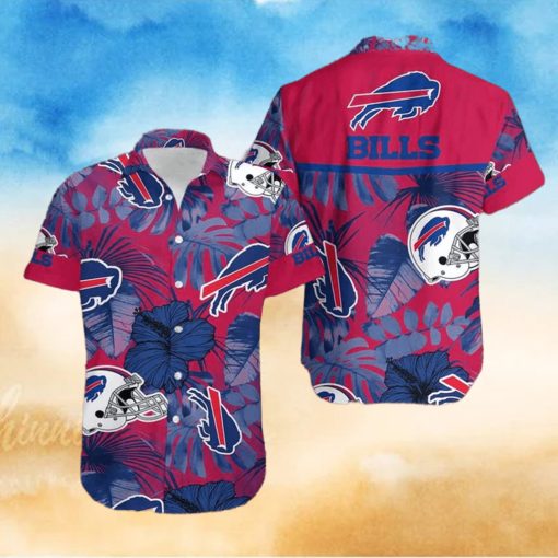 Buffalo Bills Hawaiian Shirt Tropical Floral Hawaiian Shirt