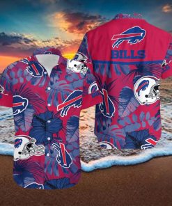 Buffalo Bills Hawaiian Shirt Tropical Floral Hawaiian Shirt