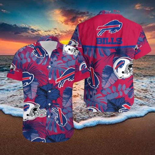 Buffalo Bills Hawaiian Shirt Tropical Floral Hawaiian Shirt