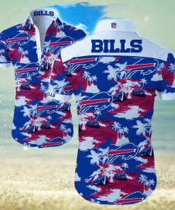 Buffalo Bills Hawaiian Shirt Tropical Flower