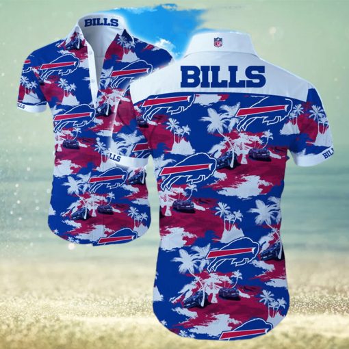 Buffalo Bills Hawaiian Shirt Tropical Flower