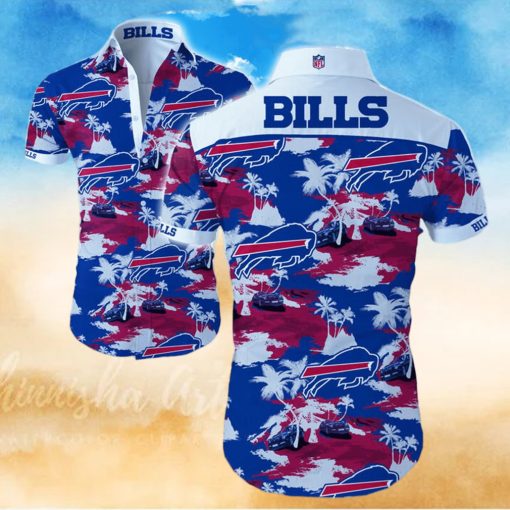 Buffalo Bills Hawaiian Shirt Tropical Flower