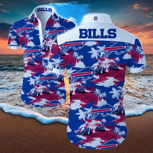 Buffalo Bills Hawaiian Shirt Tropical Flower