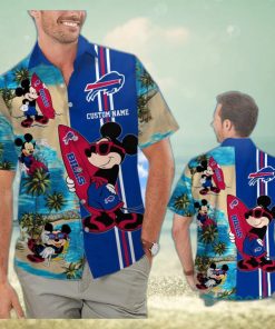 Buffalo Bills Mickey Custom Name Hawaiian Shirt