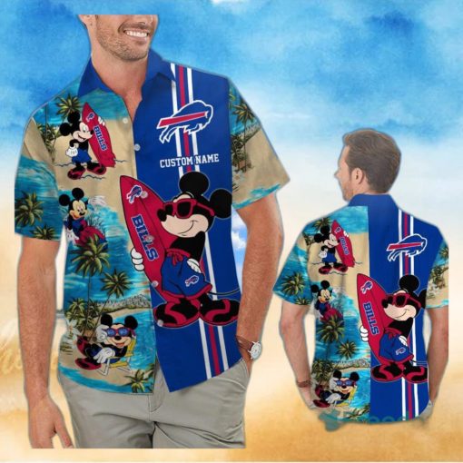 Buffalo Bills Mickey Custom Name Hawaiian Shirt