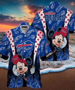 Buffalo Bills Mickey Mouse Nfl Hawaiian Shirt