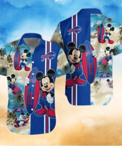 Buffalo Bills Mickey Mouse Surfing Hawaiian Shirt