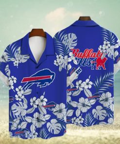 Buffalo Bills NFL 2023 AOP Tropical Hibiscus Hawaiian Shirt