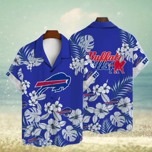 Buffalo Bills NFL 2023 AOP Tropical Hibiscus Hawaiian Shirt