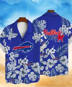 Buffalo Bills NFL 2023 AOP Tropical Hibiscus Hawaiian Shirt