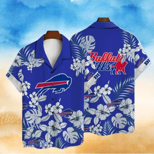 Buffalo Bills NFL 2023 AOP Tropical Hibiscus Hawaiian Shirt