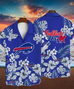 Buffalo Bills NFL 2023 AOP Tropical Hibiscus Hawaiian Shirt