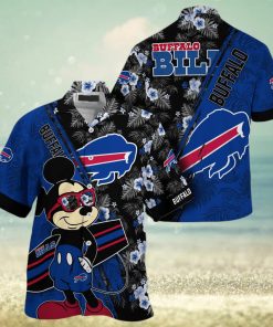 Buffalo Bills NFL And Mickey Short Sleeves Hawaiian Shirt