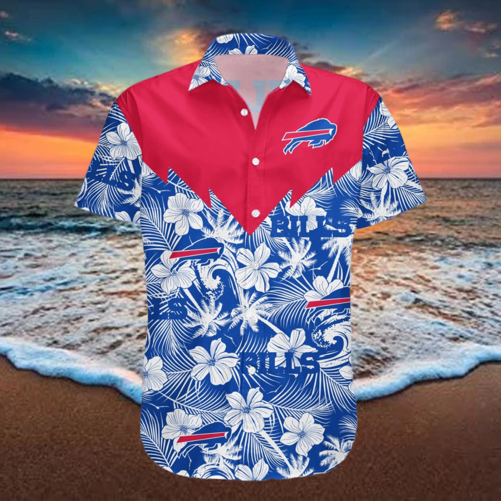 Buffalo Bills NFL Hawaiian Shirt Tropical Flower For Men