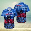 Buffalo Bills Hawaiian Shirt Tropical Floral Hawaiian Shirt