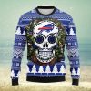 Calgary Flames Skull Flower Ugly Christmas Ugly Sweater