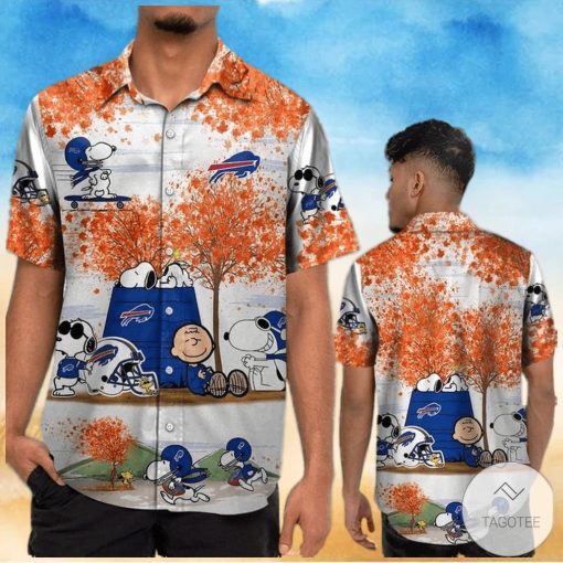 Buffalo Bills Snoopy Autumn Hawaiian Shirt