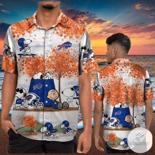 Buffalo Bills Snoopy Autumn Hawaiian Shirt