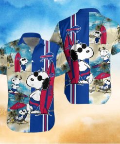 Buffalo Bills Snoopy Surfing Summer Beach Hawaiian Shirt