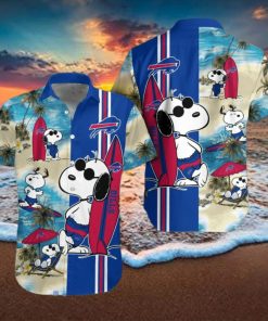 Buffalo Bills Snoopy Surfing Summer Beach Hawaiian Shirt