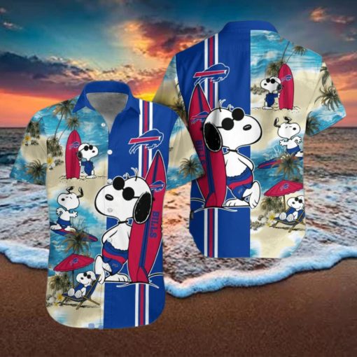 Buffalo Bills Snoopy Surfing Summer Beach Hawaiian Shirt