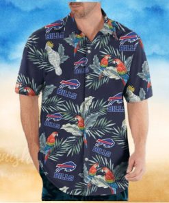 Buffalo Bills Tropical Parrot Hawaiian Shirt  Buffalo Bills Hawaiian Shirt  Buffalo Bills gift for Fan