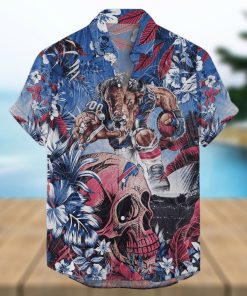 Buffalo Bills Tropical Skull NFL Design 4 Beach Hawaiian Shirt Men And Women For Fans Gift