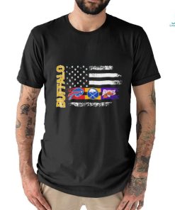 Buffalo Sport Team 2023 American flag Champions Logo shirt