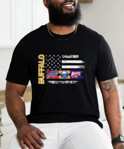Buffalo Sport Team 2023 American flag Champions Logo shirt