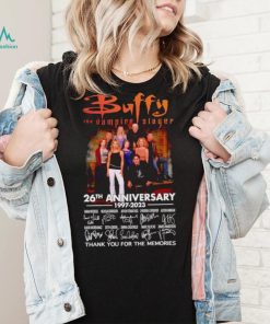 Buffy the Vampire Slayer 26th anniversary 1997 2023 thank you for the memories shirt