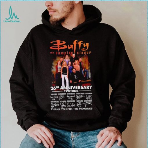 Buffy the Vampire Slayer 26th anniversary 1997 2023 thank you for the memories shirt
