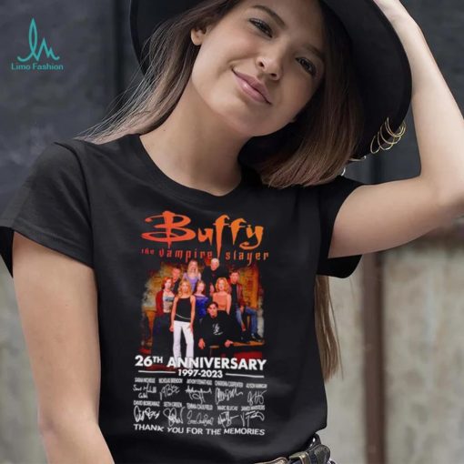 Buffy the Vampire Slayer 26th anniversary 1997 2023 thank you for the memories shirt