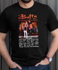 Buffy the Vampire Slayer 26th anniversary 1997 2023 thank you for the memories shirt