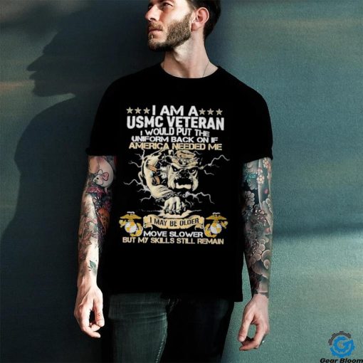 Bulldog I Am A Usmc Veteran Shirt