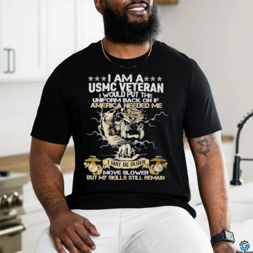 Bulldog I Am A Usmc Veteran Shirt