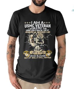 Bulldog I Am A Usmc Veteran Shirt