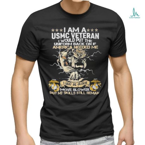 Bulldog I Am A Usmc Veteran Shirt