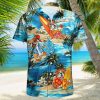 Busch Latte Beer Surfboard Lover Tropical Leaf Hawaiian Shirt