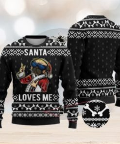 Bulldog Ugly Christmas Sweater Black Gift For Men And Women