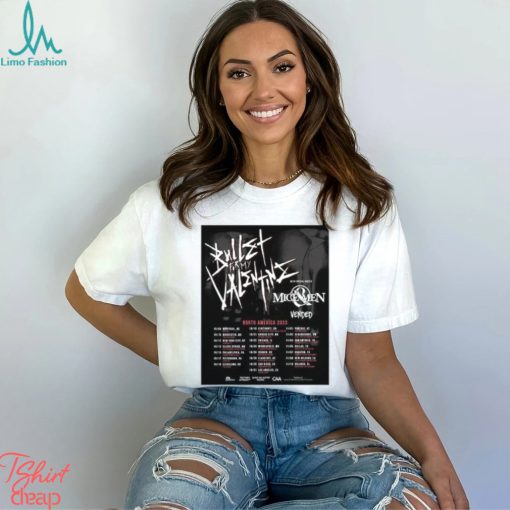 Bullet for My Valentine 2023 Tour Dates Merch, Bullet for My Valentine Concert North American Shirt, Bullet for My Valentine With Mice Of Men And Vended T Shirt