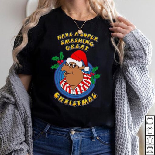 Bullseye TV Dart Show Official Super Smashing Great Christmas T Shirt NAVY