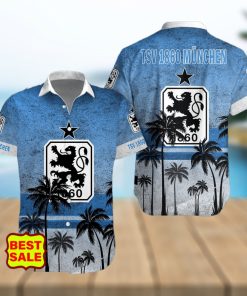 Bundesliga Fans 1860 Munich Logo Hawaiian Shirt And Short Men Women Set