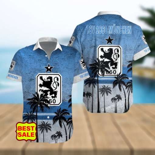 Bundesliga Fans 1860 Munich Logo Hawaiian Shirt And Short Men Women Set